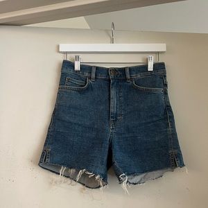 & Other Stories Denim Cutoff Shorts